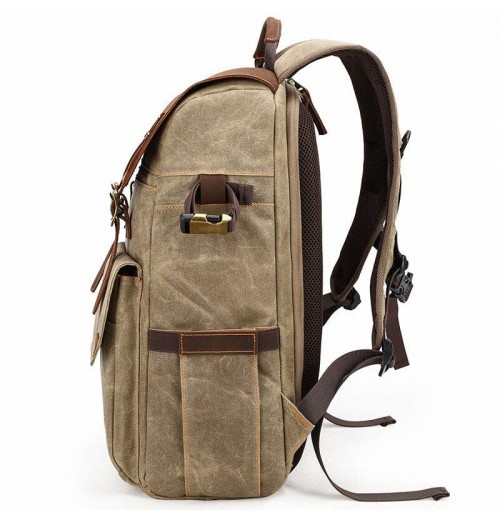 Canvas Leather Camera Bag