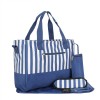 Striped Unisex Diaper Bag