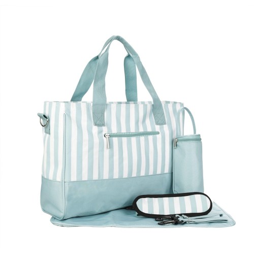 Striped Unisex Diaper Bag