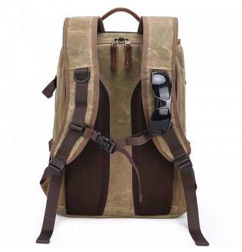 Canvas Leather Camera Bag