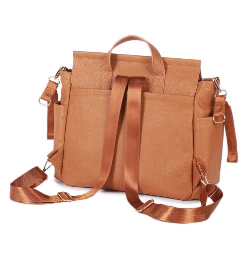 Vegan Leather Diaper Backpack