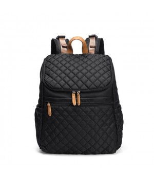 Black Unisex Backpack Diaper Bag