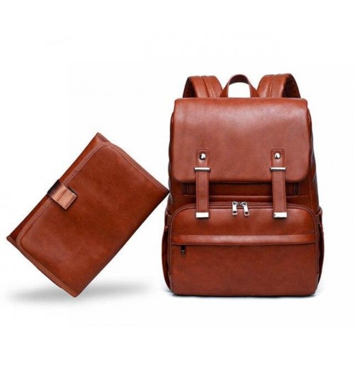 Diaper Bag Vegan Leather